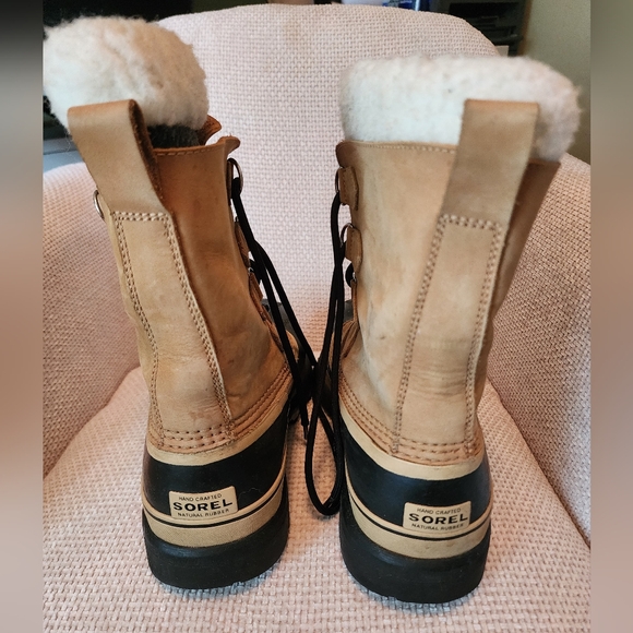 Sorel Mens Caribou Winter Fleece Boots - Picture 7 of 9
